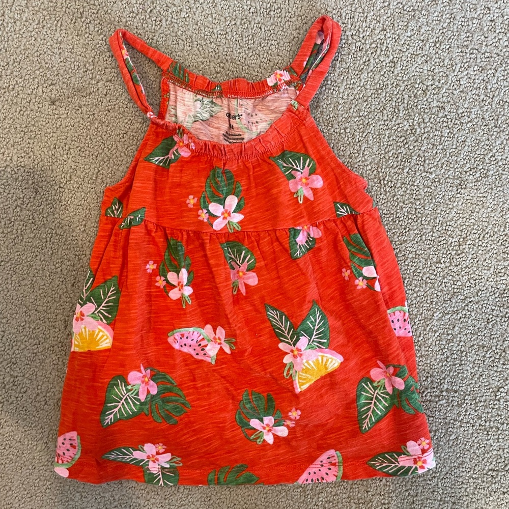 Carters 4T floral blouse